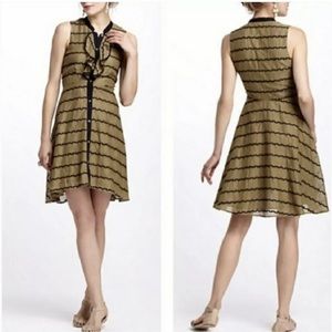 Anthropologie Dresses - ANTHROPOLOGIE POSTMARK BUBBLE RUFFLE GREEN DRESS Anthropologie Dresses - ANTHROPOLOGIE POSTMARK BUBBLE RUFFLE GREEN DRESS